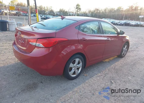 2012 Hyundai Elantra Gls (Ulsan Plant) z USA, uszkodzony, nr VIN KMHDH4AE2CU297423